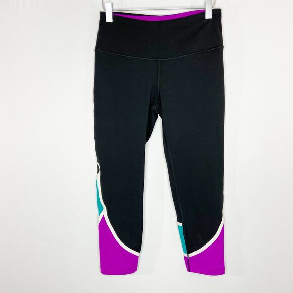 Victoria's Secret Pants - VSX Victoria's Secret Sport Black, Blue & Purple Leggings Size Small